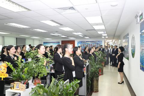 明光市市委书记被NG体育企业文化深深感动 | 深入沟通合作空间广阔